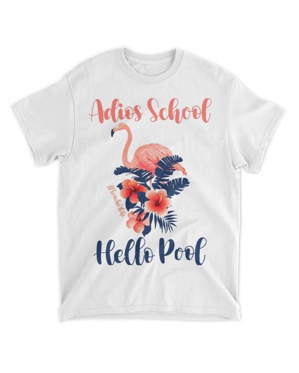 TeacherLife Teacher summer Flamingo Adios School Hello Pool
