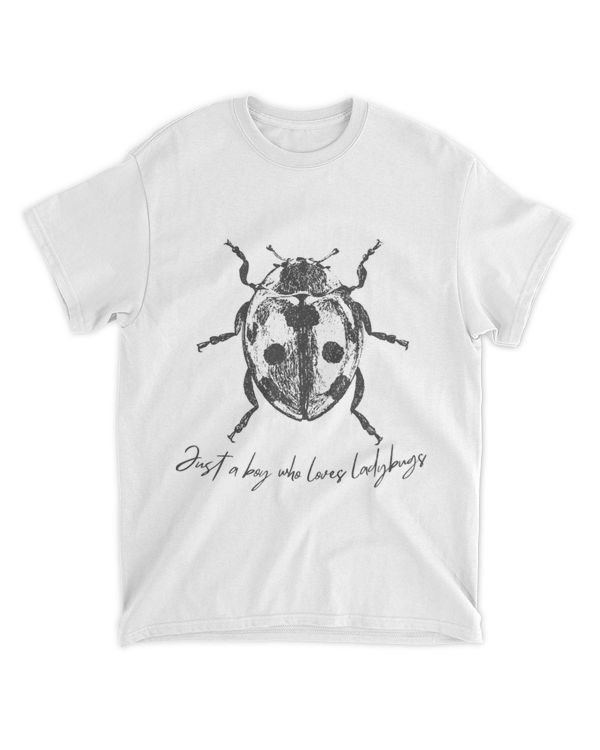 Just A Boy Who Loves Ladybugs Pencil Sketch Lady Bug Beetle
