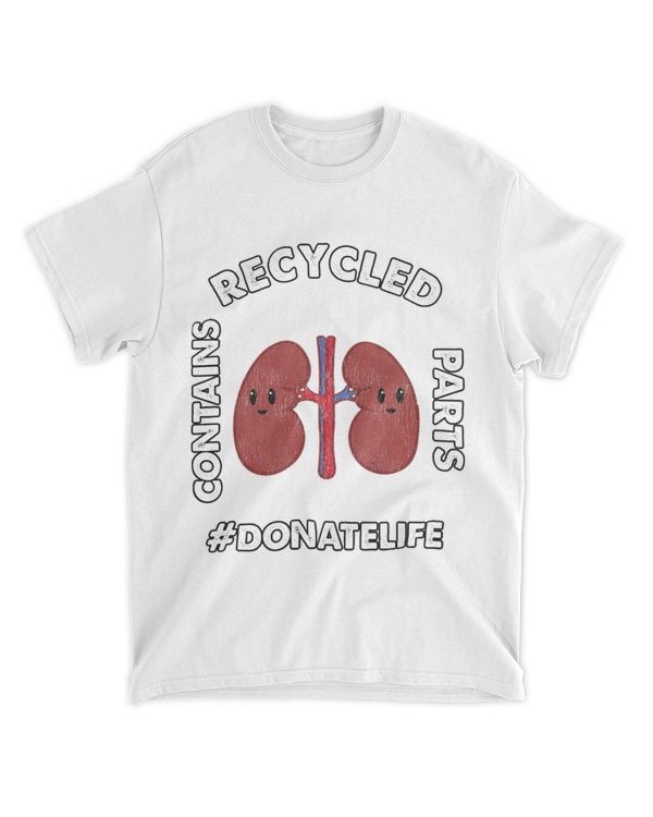Kidney recipient carrying recycled parts proudly