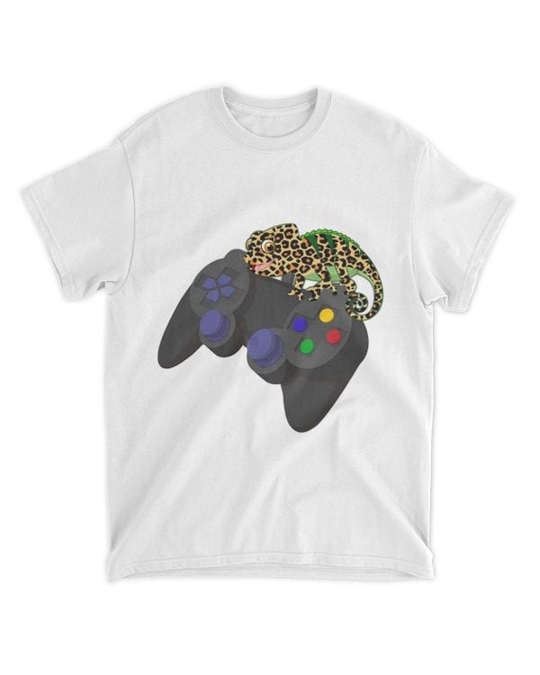 Leopard Gecko Playing Video Game Lizard Gamers