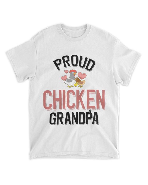 Mens Cute Chicken Grandpa