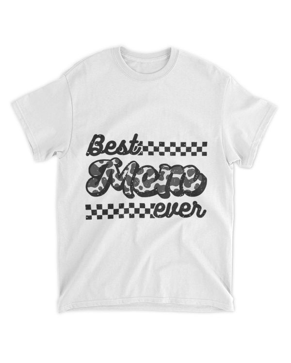 Mothers Day Best Mom Ever Retro Cow Mama Cute Gifts