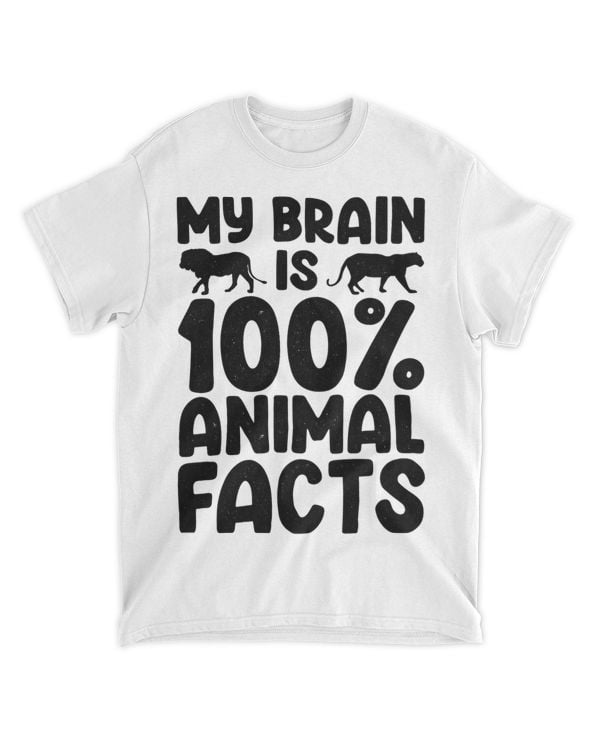 My Brain Is 100 Animal Facts Animal Lover Animal Keeper