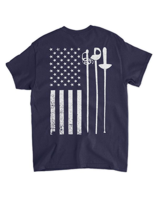 USA fencing flag