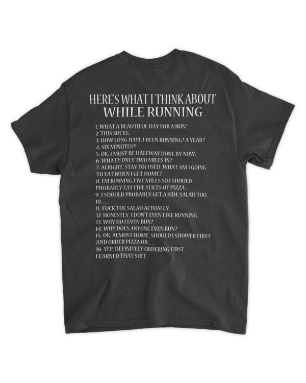 Here's what I think about while running