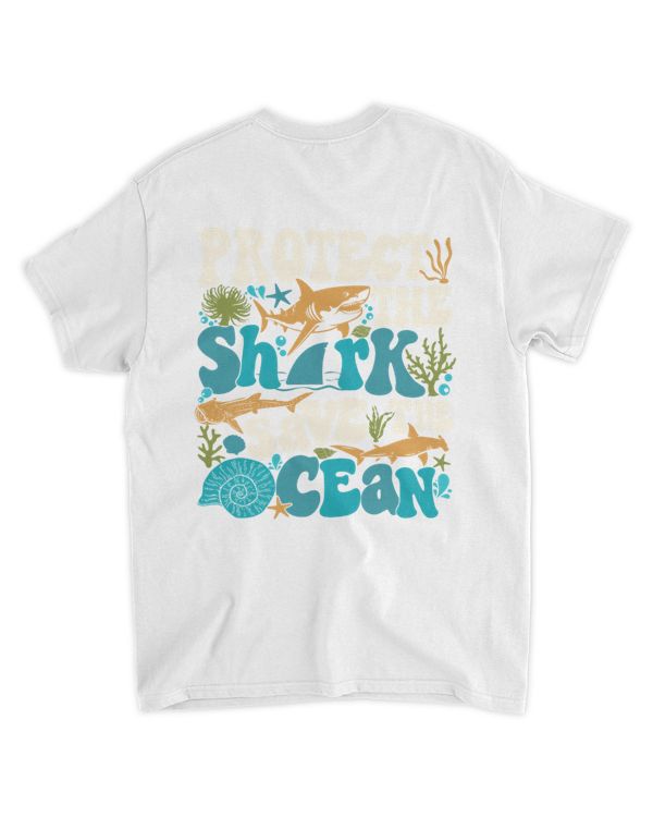 Protect the shark save the ocean shirt