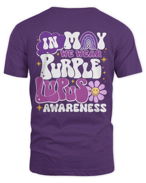 Lupus Awareness Sweatshirts, Lupus Warrior Shirt, Lupus Support Shirt, Purple Ribbon Shirt, In May We Wear Purple Sweatshirt