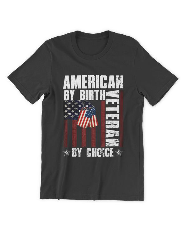 American By Birth Veteran Shirt