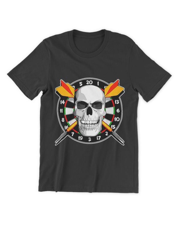 Darts 2With Skull and Dartboard