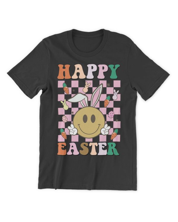 Groovy Hippie Face Bunny T-Shirt