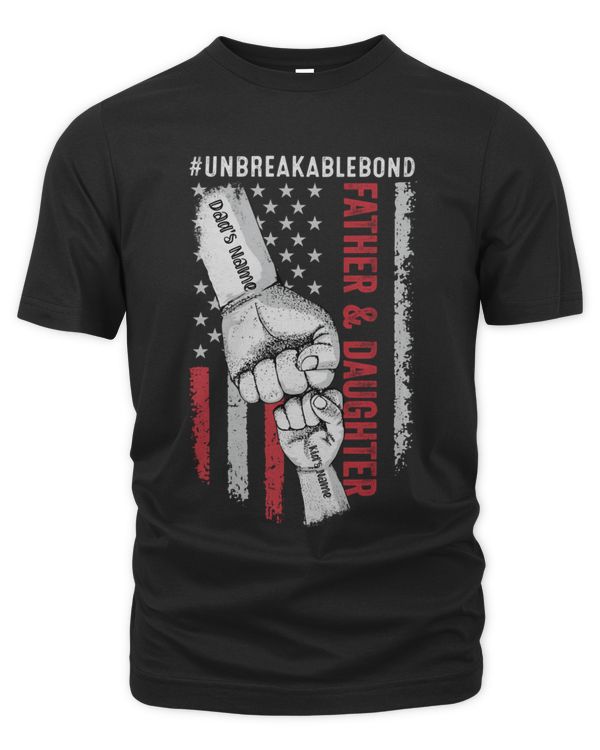 Father Daughter, Father Son Unbreakable Bond Personalized Shirt, Father's Day Shirt, Gift For Dad