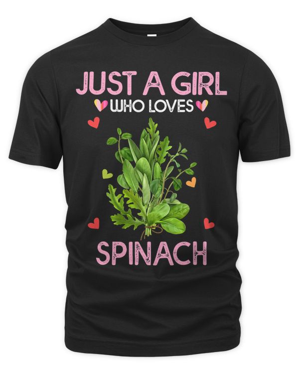 Spinach Shirt For Women Just A Girl Who Loves Spinach
