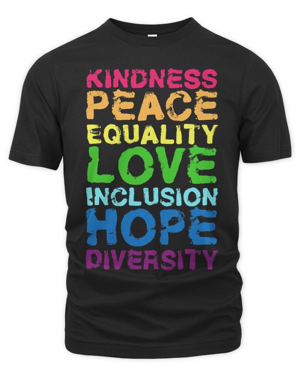 Peace Love Inclusion Equality Diversity Human Rights