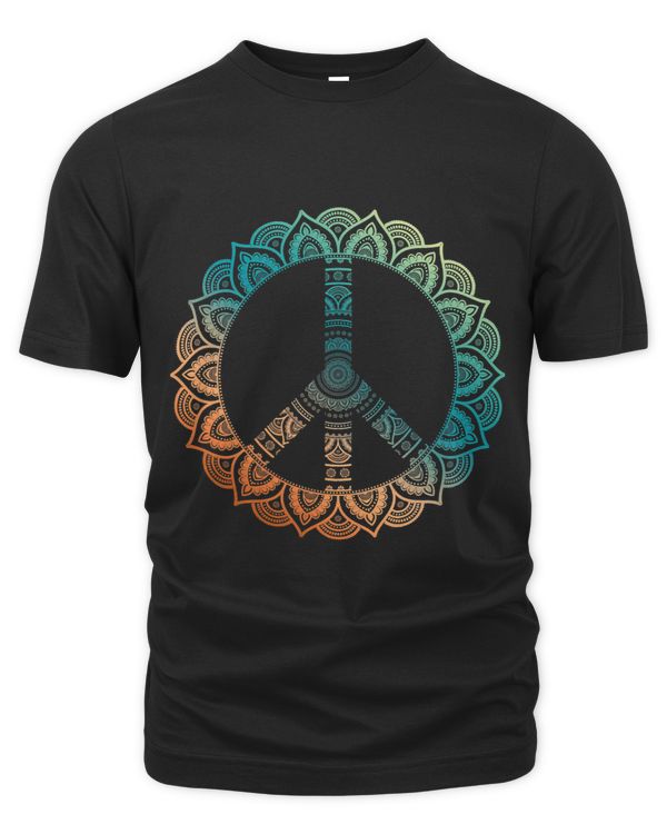 Sacred Geometry Ornate Mandala Peace Sign
