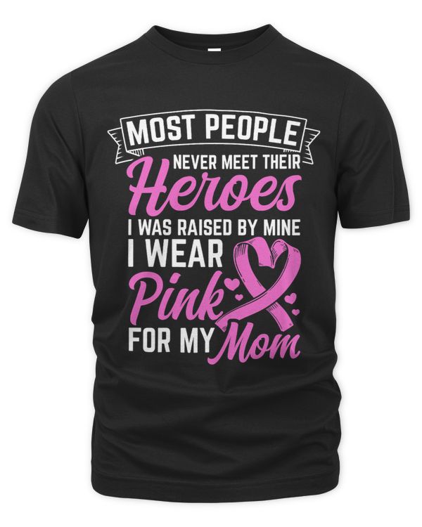 Womens In October We Wear Pink Breast Cancer Awareness Gift 9