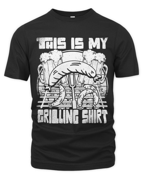 This Is My Grilling Shirt Beer Drinker BBQ Grillmaster