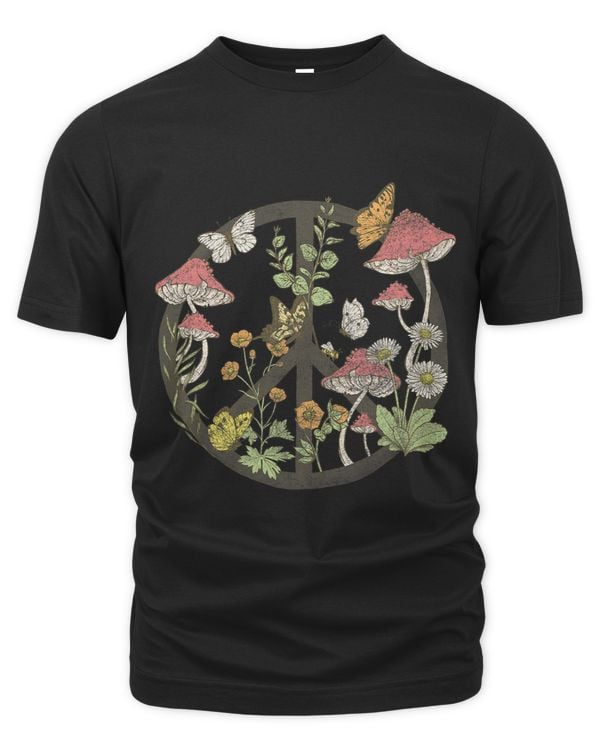 Fungal Floral Peace Sign Butterflies