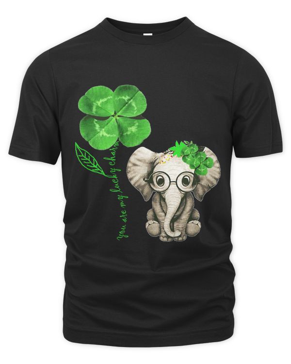 Funny Lucky Charm Quote Cool Mothers Day For Mom Couple Tee
