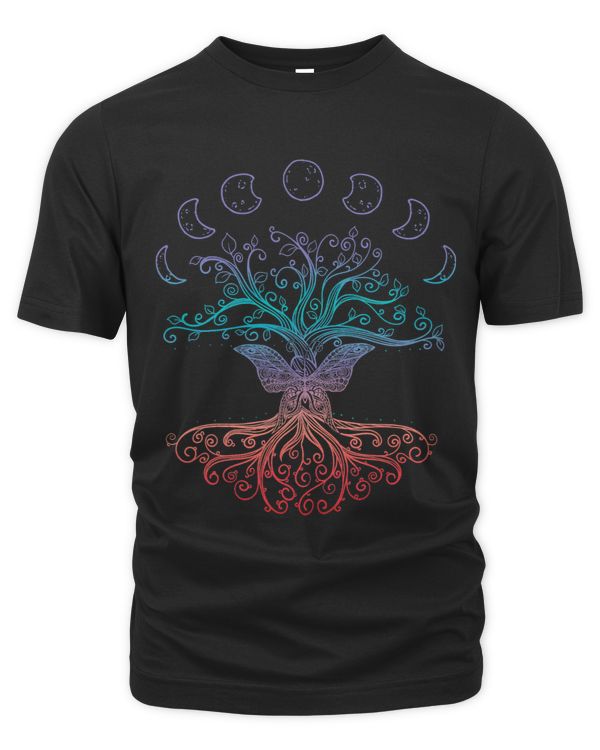 Esoteric geometry Tree Life DNA and Triangle Moon Phases