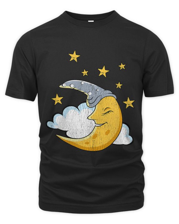 Funny Sleepy Moon Stars Cloud Pjs pajamas Gift