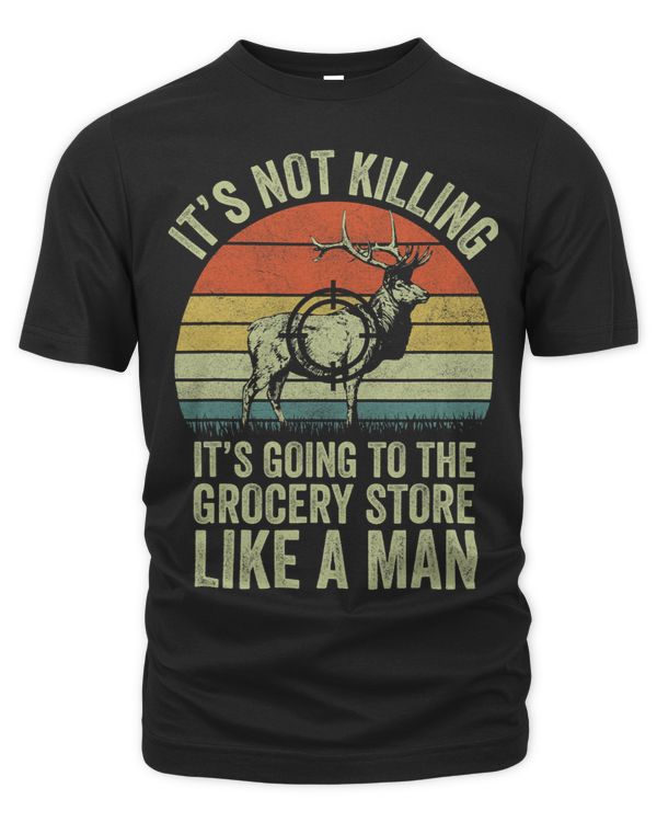 Funny Deer Hunting Shirts Mens Big Mule Hunter Dad Grandpa
