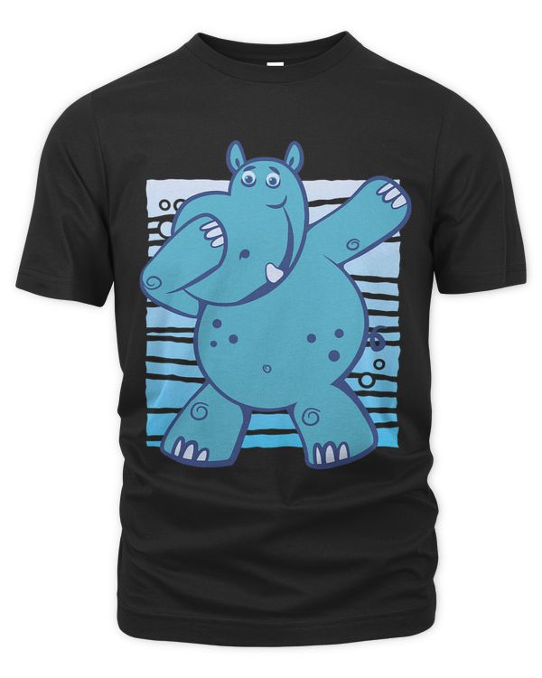 Funny Hippopotamus Design for Kids and Adults