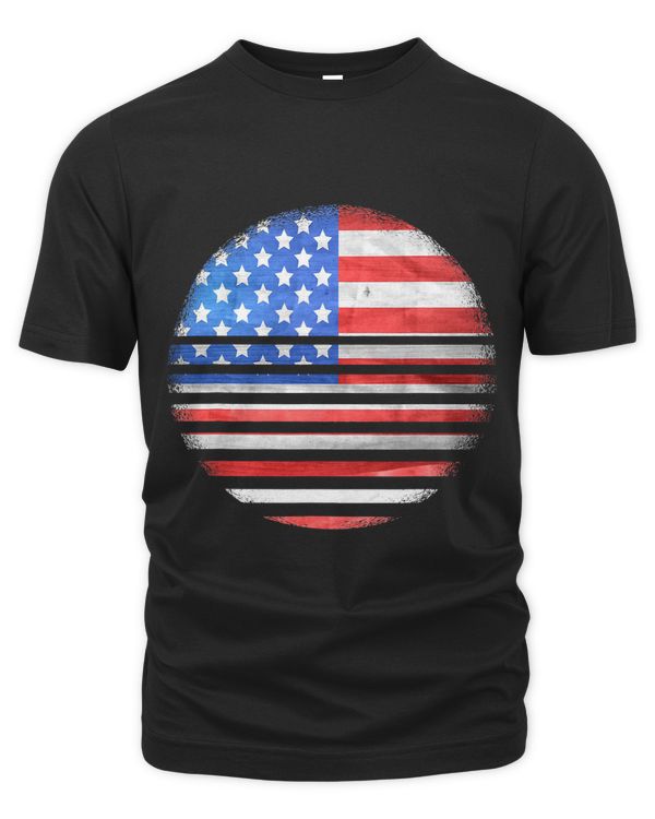 American Retro Sun Flag 2Proud Americans US 4th Of July