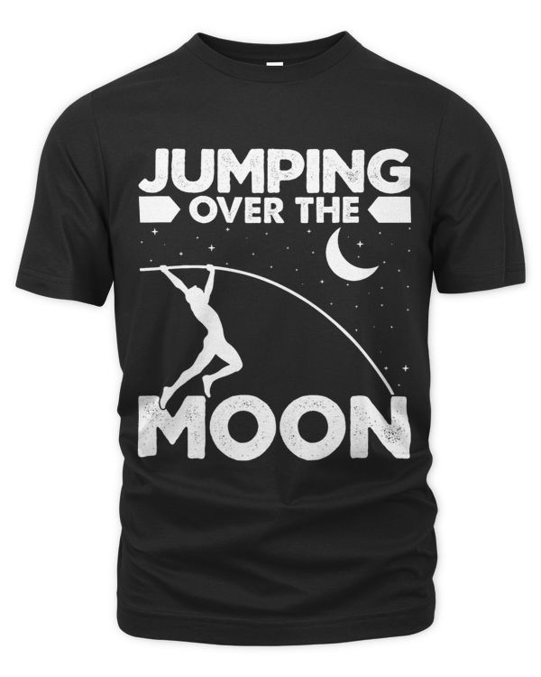 Jumping Over The Moon Pole Vault Funny Pole Vault Jumper