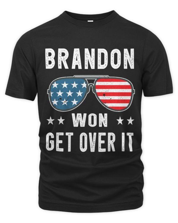 Brandon Won Get Over It Pro Biden US Flag Sun Glasses