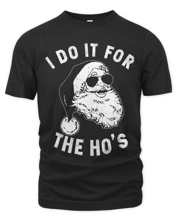 I Do It For The Hos Funny Christmas Santa Cool Sun Glasses