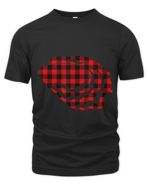 Oyster Red Buffalo Plaid Mollusc Matching Family PJ Gift 21