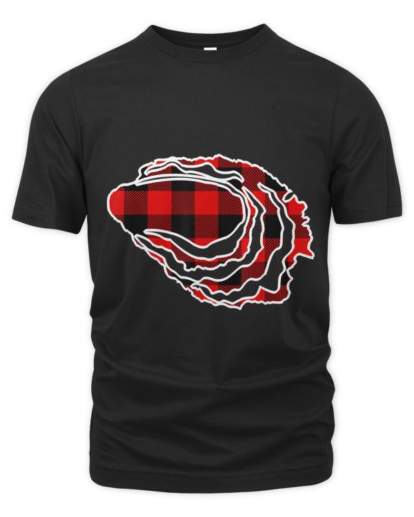 Oyster Red Buffalo Plaid Mollusc Matching PJ Family Gift