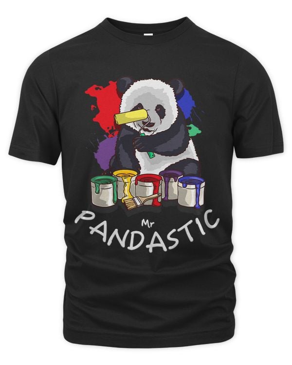 PANDA COLORFUL PAINTING Mr Pandastic perfect man