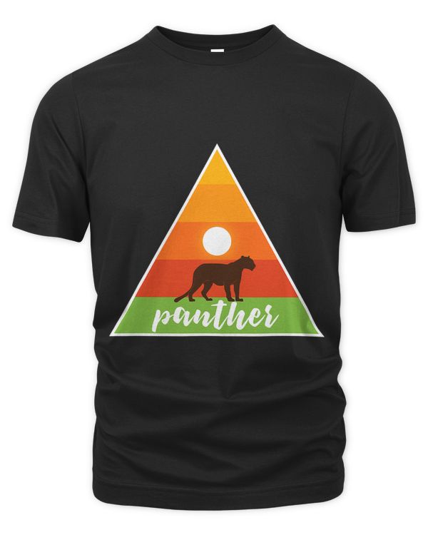 panther Animal Triangle Nature with Sun