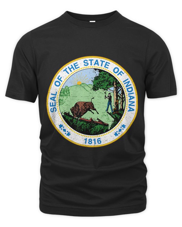 INDIANA STATE SEAL FLAG