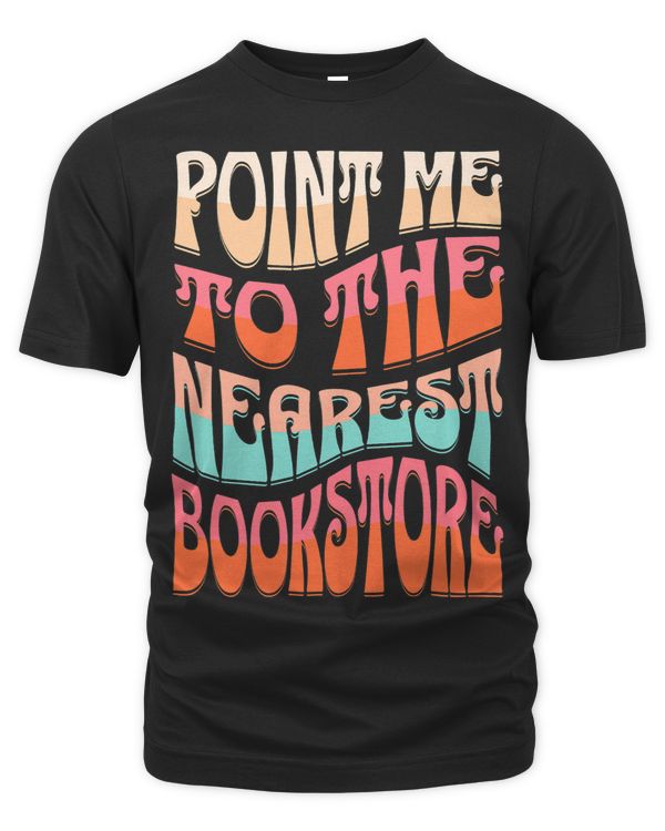 Point Me to the Nearest Bookstore Colorful