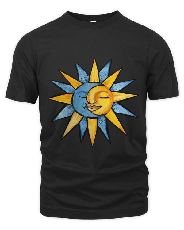 Sun and Moon Sunshine MoonChild Artwork Sunny Moonlight