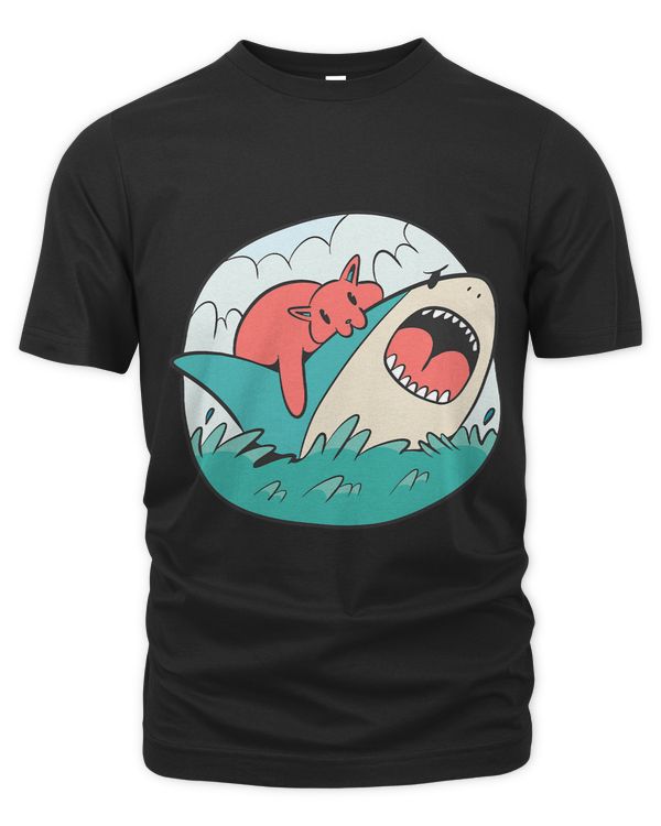 Funny Shark Cat