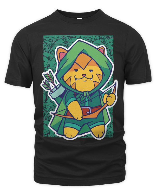 Cute Archer Cat Knight Archery Medieval Renaissance Fair