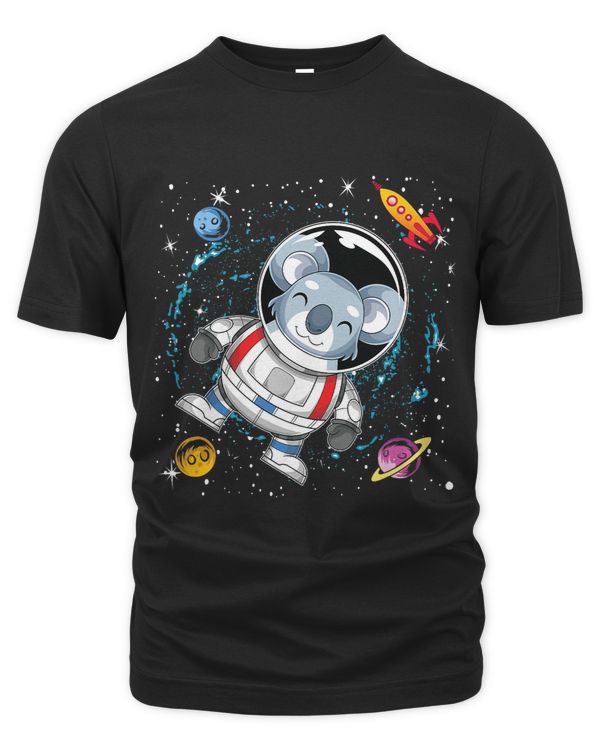 Science Planets Outer Space Koala Cute Zoo Animal Astronaut
