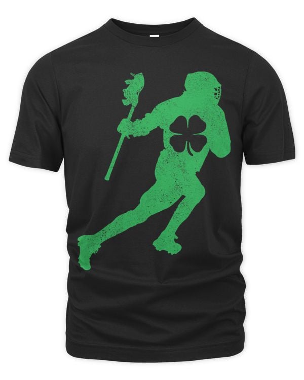 St Patricks Day Shamrock Lacrosse Saint Paddys Kids Boys