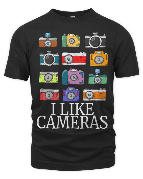I LIKE CAMERAS VARIETY OF COLORFUL CAMERA DRAWINGS