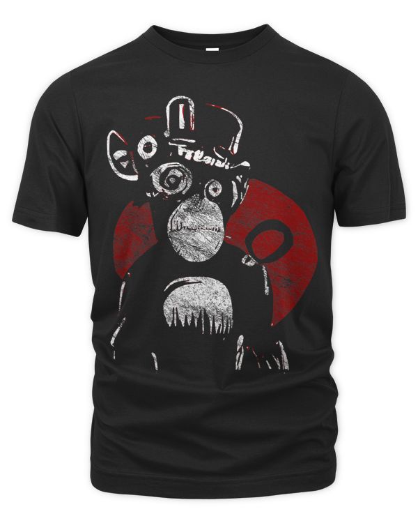 Steampunk Monkey Graphic Tee Character Shirt Manga