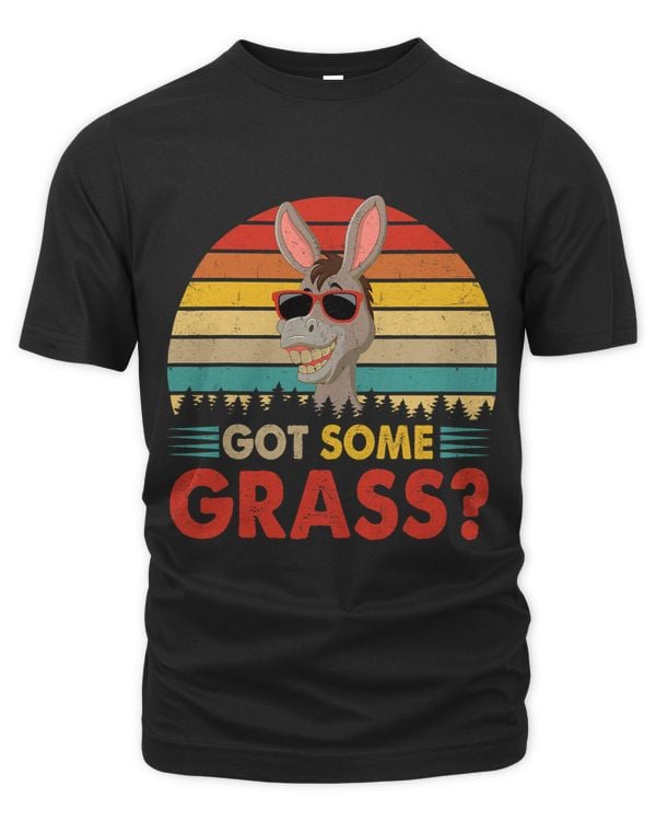 Vintage Retro Sarcastic Some Grass Funny Mule Sunglasses