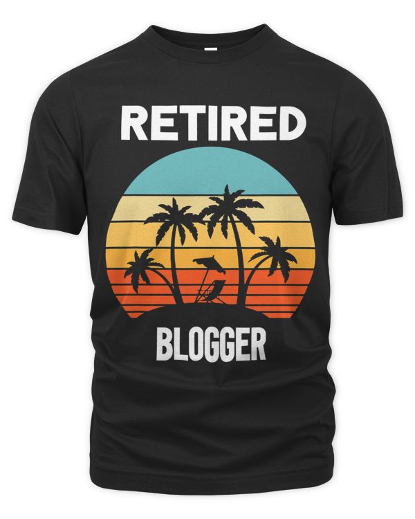 Retired Blogger retirement beach palm tree