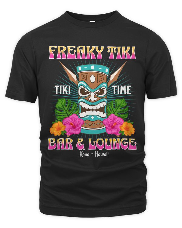Vintage Tiki Bar Lounge Retro Tiki Polynesian Mask Men Women