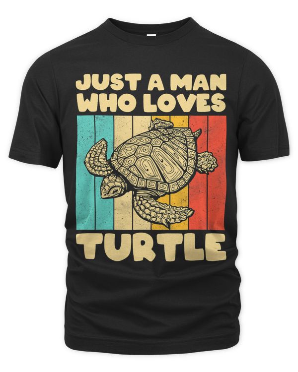 Vintage Turtle Design For Man Animal Lover Turtle Lover