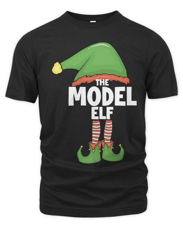 Model Elf Tshirt Family Xmas Holiday Shirt Santa Christmas 1