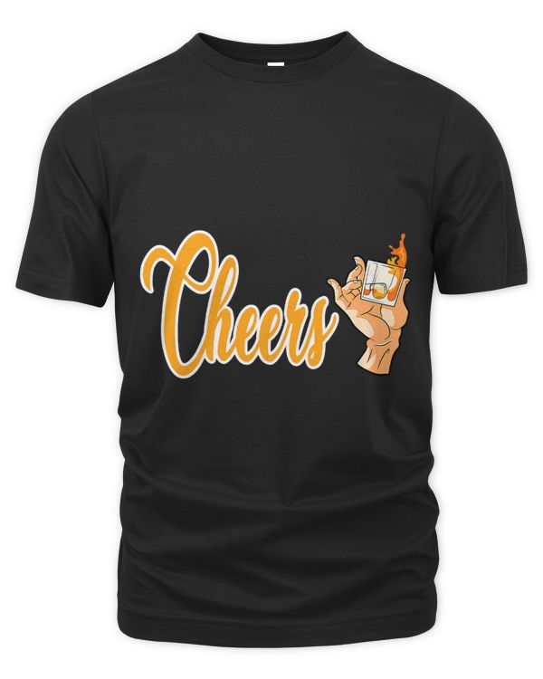 Cheers Whisky Glass Toasting for a Barkeeper