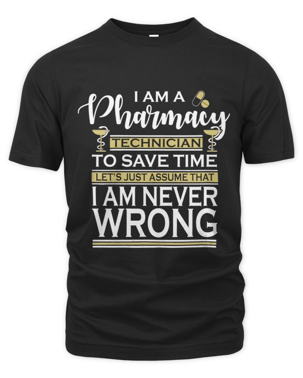 Womens Certified Pharmacy Technician Accessories Gifts Novelty Girl VNeck